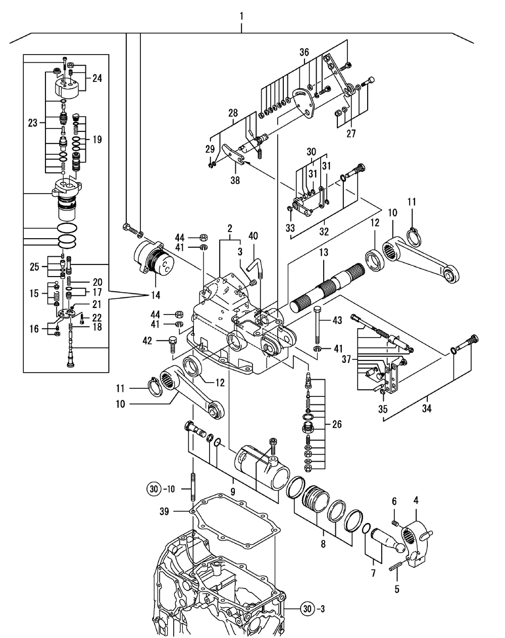 Hydraulic Lift Diagram and Parts List for SX3100 54ALB4S727-54ALB4SW727-54ALB4SX727-54ALB4SY727-54ALB4SZ727-54AMB4S727-54AMB4SW727-54AMB4SX727-54AMB4SY727-54AMB4SZ727 Cub Cadet Lawn Tractor